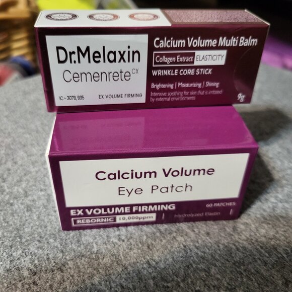 NEW SEALED DR MELAXIN CEMENRETE MULTI BALM & EYEPATCHES - Picture 1 of 14